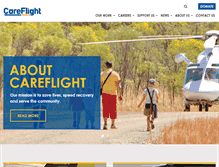 Tablet Screenshot of careflight.org